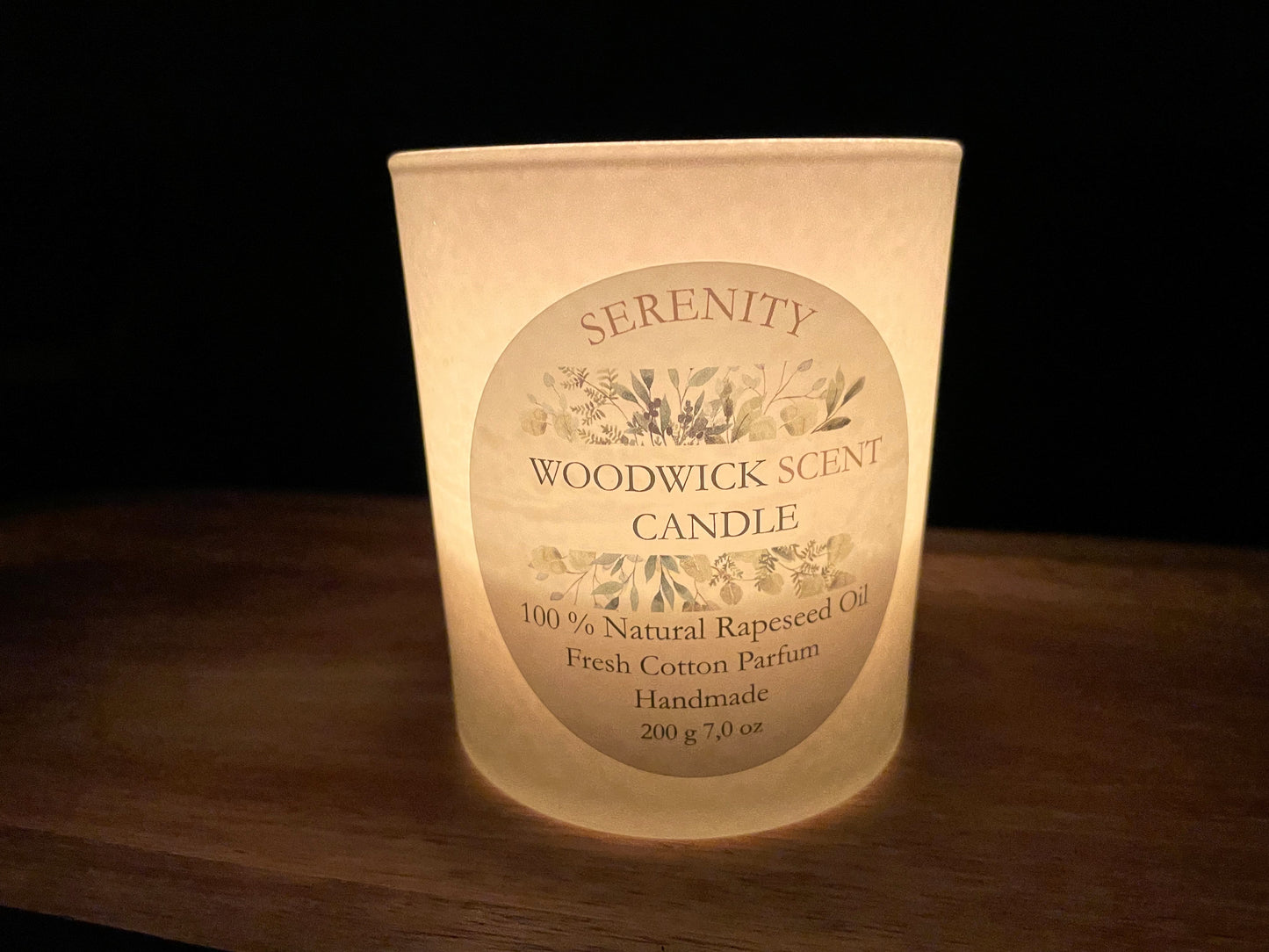 Serenity Woodwick Scent Candle